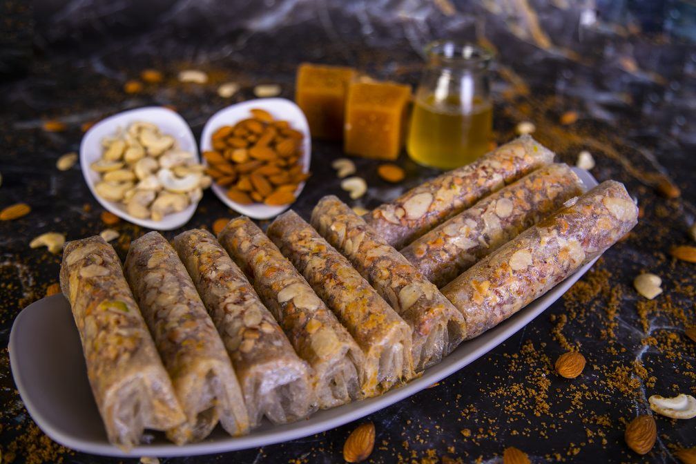 Putharekulu - Sugar (Diabetic) - Kaju Badam Pista